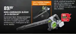 OBI Akku laubsauger bläser Angebot