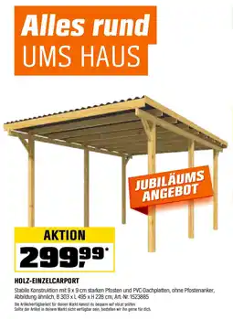 OBI Holz einzelcarport Angebot