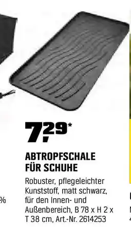OBI Abtropfschale für schuhe Angebot