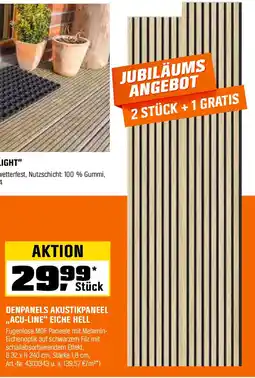 OBI Denpanels akustikpaneel acu line eiche hell Angebot