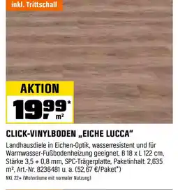 OBI Click vinylboden eiche lucca Angebot