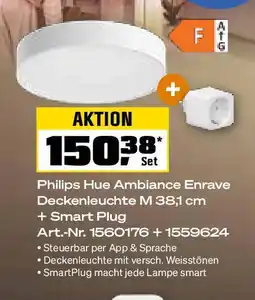 OBI Philips Hue Ambiance Enrave Deckenleuchte Angebot