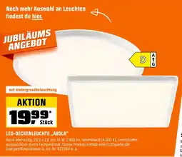 OBI Led-deckenleuchte avola Angebot