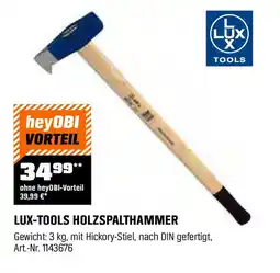 OBI Lux tools holzspalthammer Angebot