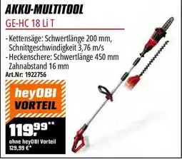 OBI Akku multitool Angebot