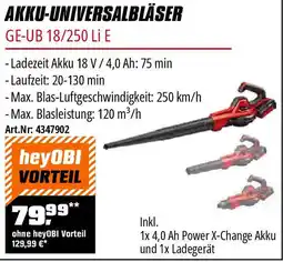 OBI Akku universalbläser Angebot
