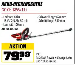 OBI Akku heckenschere Angebot