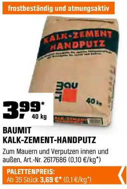 OBI Baumit kalk-zement handputz Angebot