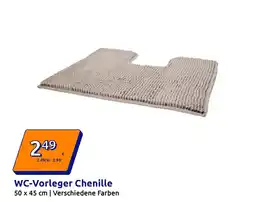Action WC-Vorleger Chenille Angebot