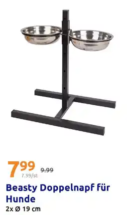 Action Beasty Doppelnapf für Hunde Angebot