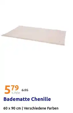 Action Badematte Chenille Angebot