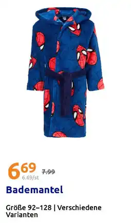Action Bademantel Angebot