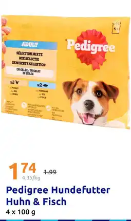 Action Pedigree Hundefutter Huhn & Fisch Angebot