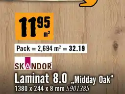 Hornbach Laminat 8.0,midday oak Angebot