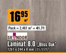 Hornbach Laminat 8.0 bliss oak Angebot