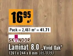 Hornbach Laminat 8.0 vivid oak Angebot