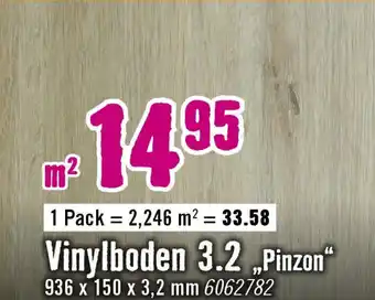Hornbach Vinylboden 3.2 Pinzon Angebot