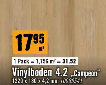 Hornbach Vinylboden 4.2 Campeon Angebot