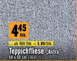 Hornbach Teppichfliese astra Angebot