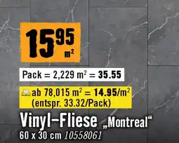 Hornbach Vinyl-Fliese Montreal Angebot