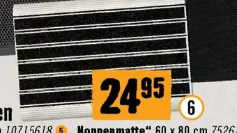 Fussmatte Alu-Optik Profile Clean