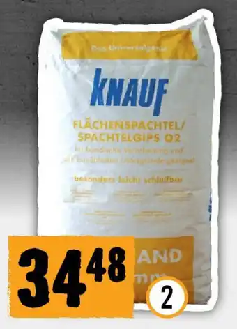 Hornbach 2 Flächenspachtel Gelbband Angebot