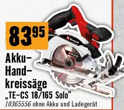 Hornbach Akku- Hand- kreissäge Angebot