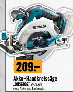 Hornbach Akku-Handkreissäge Angebot
