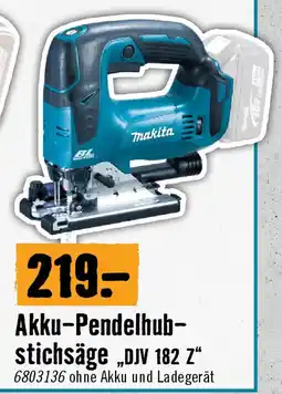 Hornbach Akku-Pendelhub- stichsäge Angebot