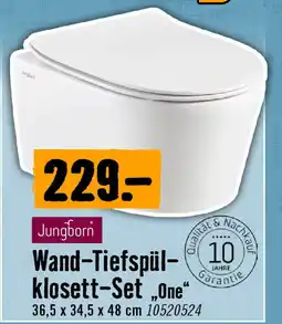 Hornbach Wand-Tiefspül-10 klosett-Set Angebot