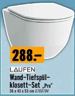 Hornbach Wand-Tiefspül- klosett-Set Angebot