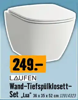 Hornbach Wand-Tiefspülklosett-set Angebot