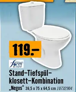 Hornbach Stand-Tiefspül- klosett-Kombination Angebot