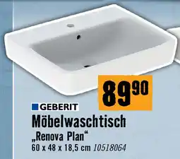 Hornbach Möbelwaschtisch Angebot