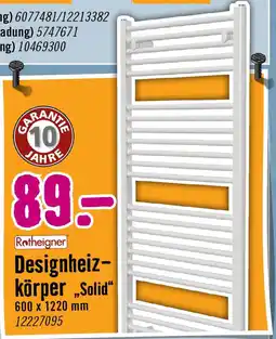 Hornbach Designheiz- körper Angebot