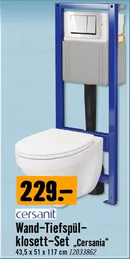Hornbach Wand-Tiefspül- klosett-Set Angebot