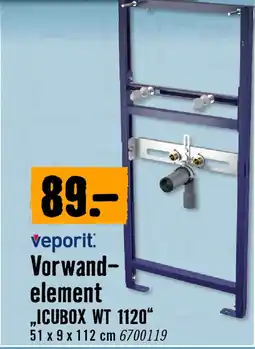 Hornbach Vorwand- element Angebot
