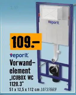 Hornbach Vorwand- element Angebot