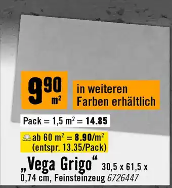 Hornbach Vega Grigo Angebot
