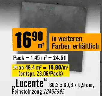 Hornbach Lucente Angebot