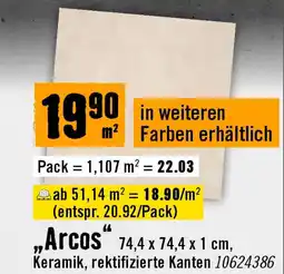 Hornbach Arcos Angebot