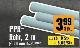 Hornbach PPR- Rohr Angebot