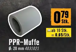 Hornbach PPR-Muffe Angebot