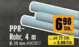 Hornbach PPR- Rohr, 4 m Angebot