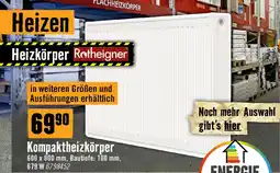 Hornbach Kompaktheizkörper Angebot