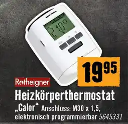 Hornbach Heizkörperthermostat Angebot