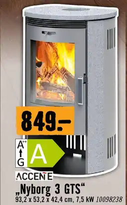 Hornbach Kaminofen Accente Nyborg Angebot