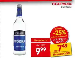 Interspar FELSER Wodka Angebot