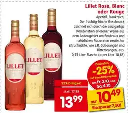 Interspar Lillet Rosé, Blanc oder Rouge Angebot