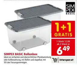 Interspar SIMPEX BASIC Rollenbox Angebot